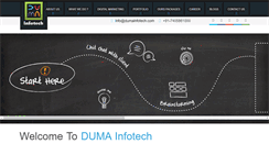 Desktop Screenshot of dumainfotech.com