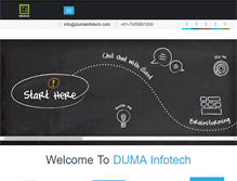 Tablet Screenshot of dumainfotech.com